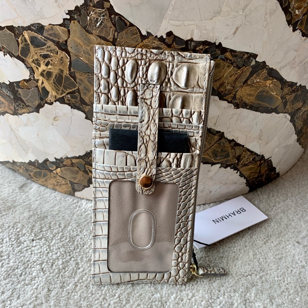 Brahmin Credit Card Wallet - Sterling